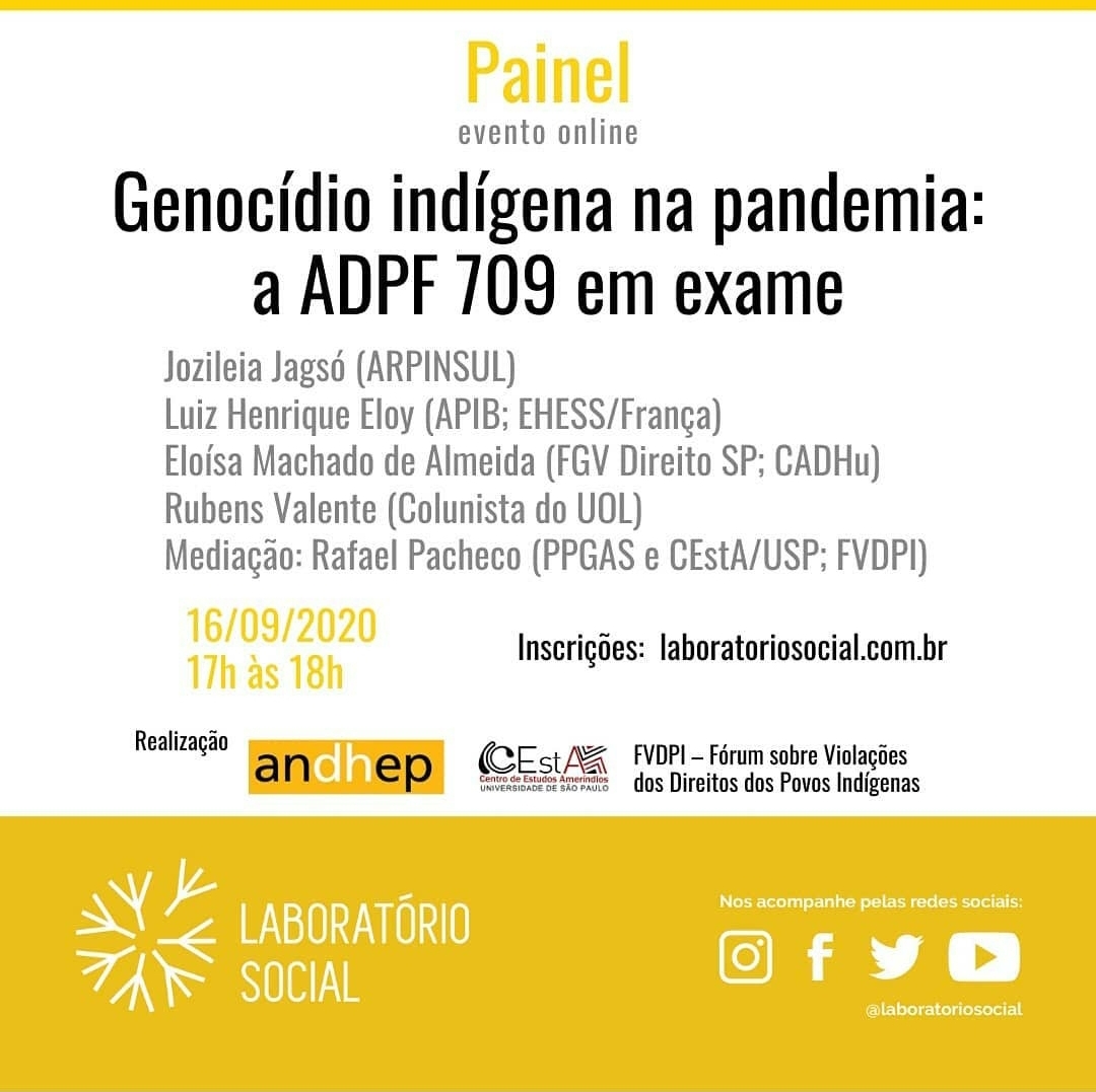 Indigenous genocide in the pandemic: ADPF 709 under examination