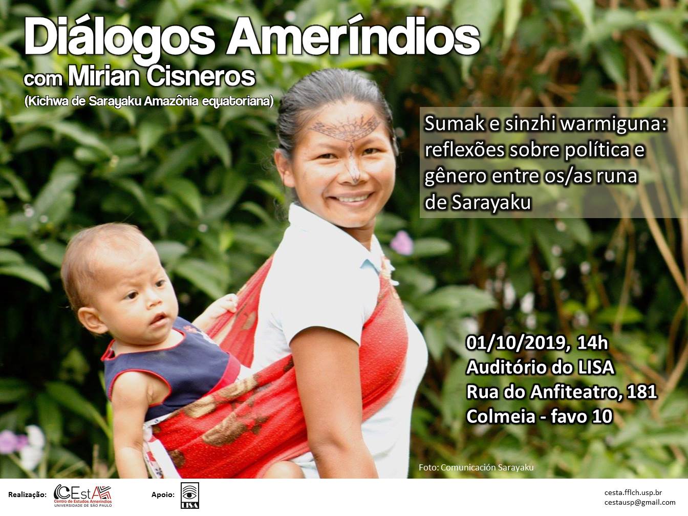 Diálogos Ameríndios com Mirian Cisneros (Kichwa de Sarayaku Amazônia equatoriana)