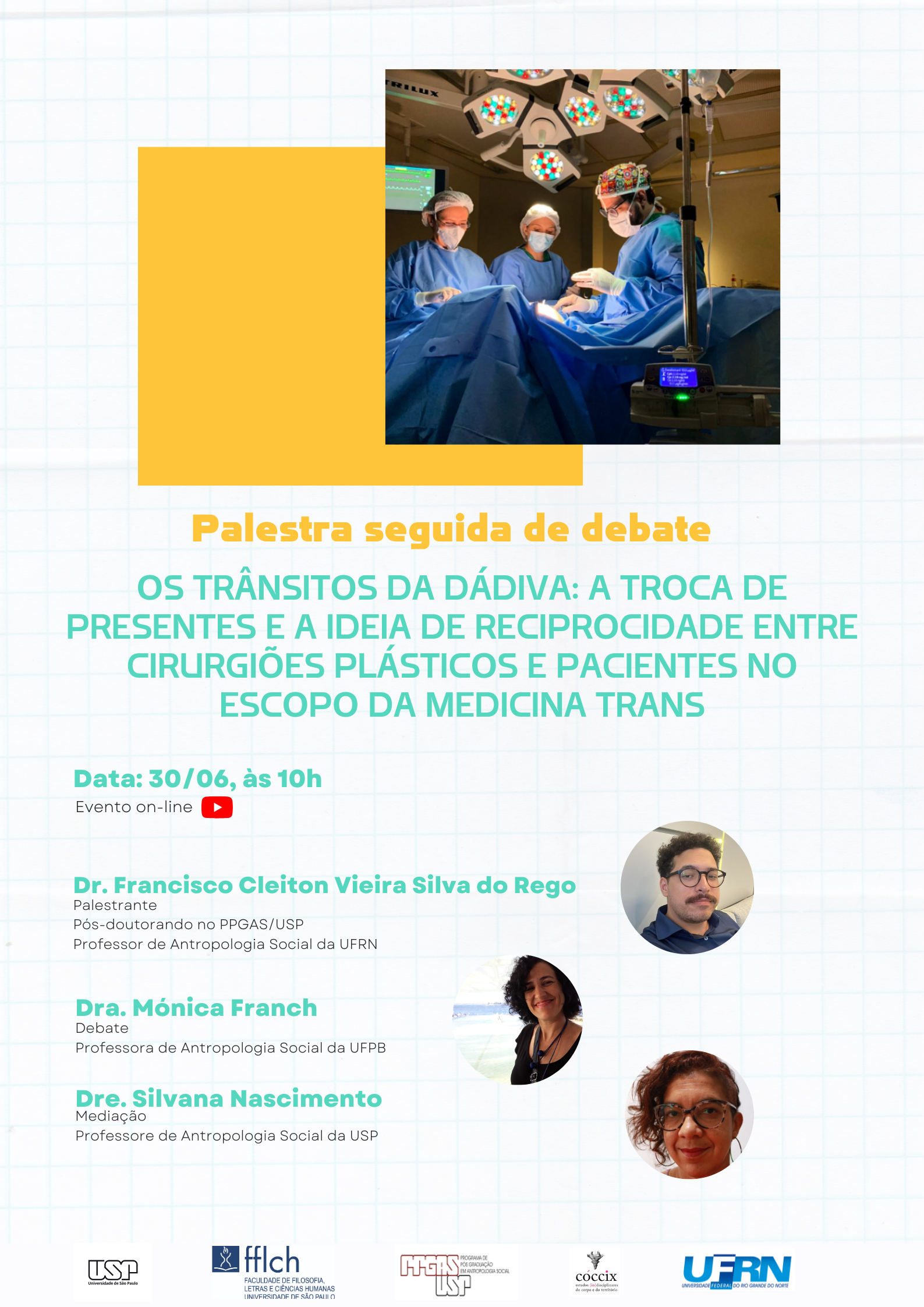 Lecture: "The transits of the gift: the exchange of gifts and the idea of reciprocity between plastic surgeons and patients in the scope of trans medicine"