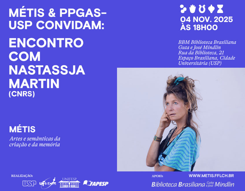 Métis e PPGAS-USP Convidam - Nastassja Martin
