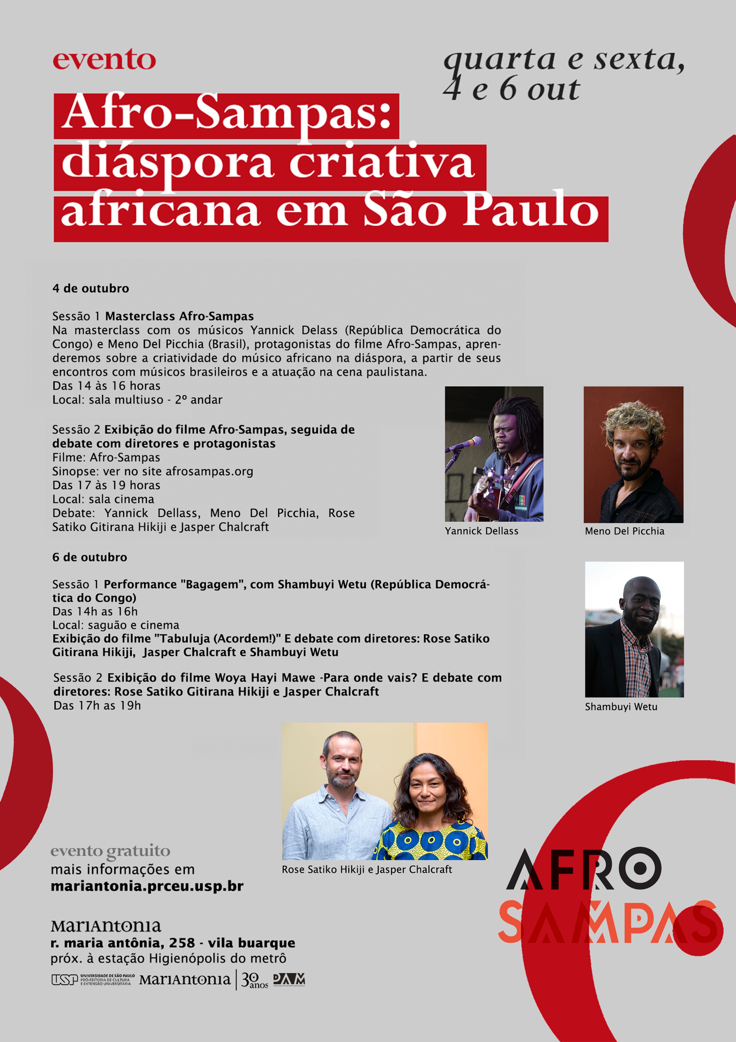 [Dia 2] Afro-sampas: diáspora criativa africana em São Paulo