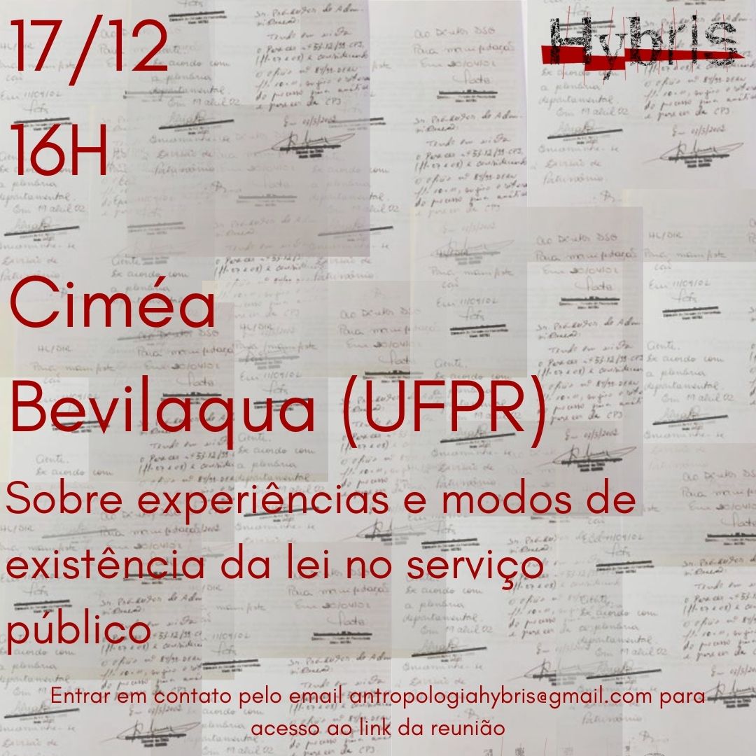 Ciméa Bevilaqua (UFPR) - Sobre experiências e modos de existência na lei do serviço público
